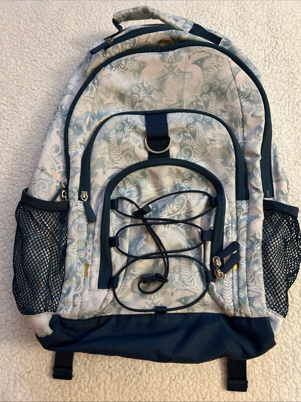 Pottery Barn Teen Harry Potter Backpack Light Blue Bookbag